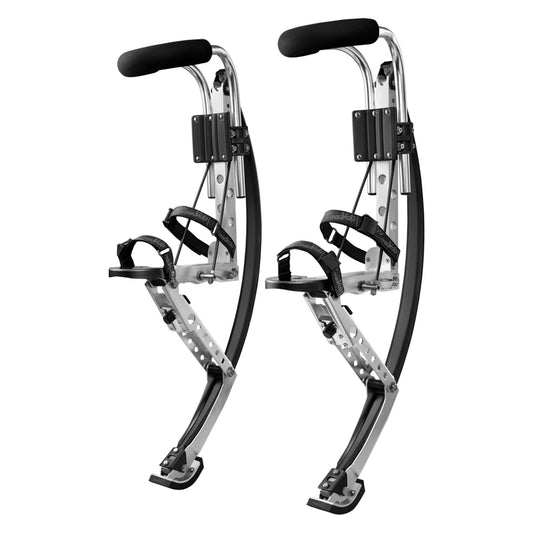 Skyrunner Adult Kangaroo Shoes Jumping Stilts Men Women Fitness Exercise (155~200 Ibs/70~90kg) Bouncing Shoes (Black)